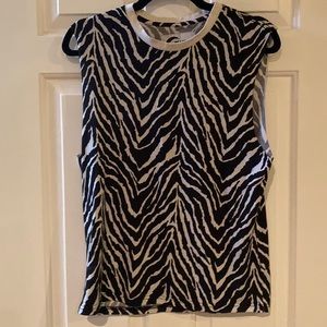 Zebra print tank Size Medium